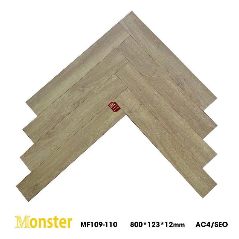 Sàn gỗ xương cá Monster MF 109-110 Sàn gỗ xương cá Monster MF 109-110