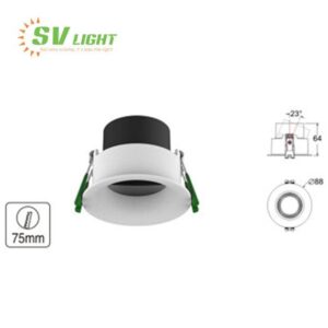 Đèn led âm trần Spotlight 6W 9W 12W 15W SVC-753