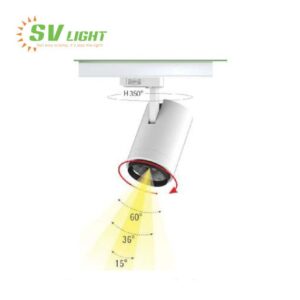 Đèn led rọi ray điều chỉnh góc chiếu 24W SVC-R24Z