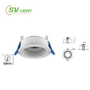 Đèn led âm trần Spotlight 6W 9W 12W 15W SVC-68