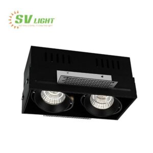 Đèn led đôi không viền 2x10W, 2x15W, SVF-1055